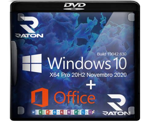 Windows 10 Pro 20h2 Office 2019 Pro Plus Pt Br Novembro 2020 Raton