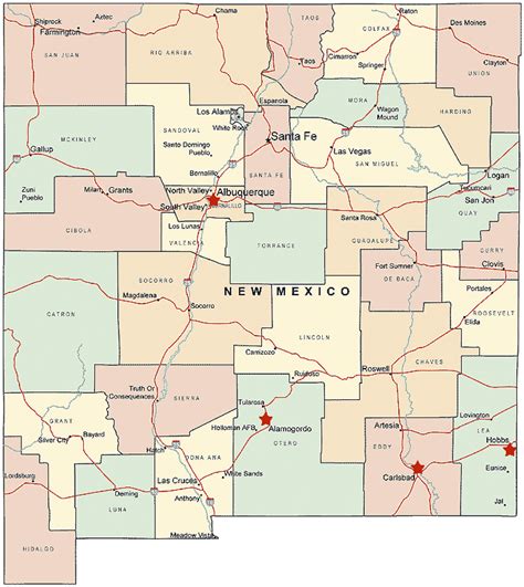 Search For New Mexico Map Of Cities And Towns