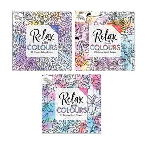 Colour Therapy Adult Colouring Books | Risus Wholesale