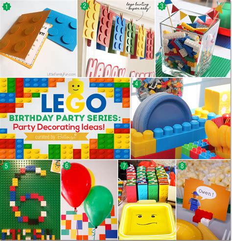 Lego Birthday Party Series Party Decorating Ideas