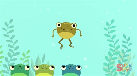 Five Little Speckled Frogs Kids Songs Super Simple Songs Youtube