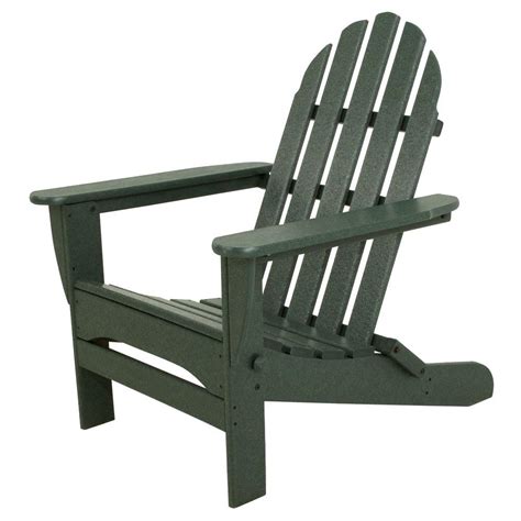 Ivy Terrace Classics Green Patio Adirondack Chair Ivad5030gr The Home