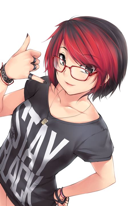 Girl With Red Hair Anime Anime Girl