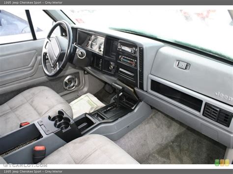 Grey Interior Dashboard for the 1995 Jeep Cherokee Sport ...
