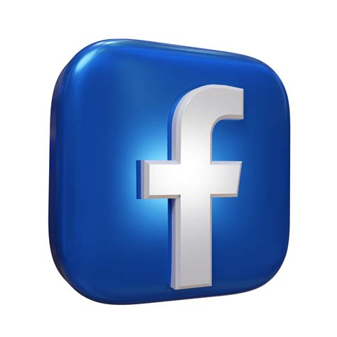 Facebook Logo 3d Pngs For Free Download