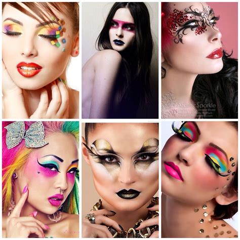 Creative Fashion Makeup Collage Inspiration Makeup Collage Fashion