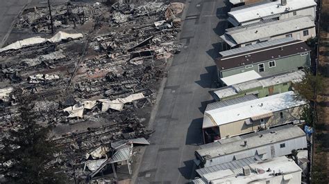 Santa Rosa And Napa Wildfire Destruction From Above Bbc News