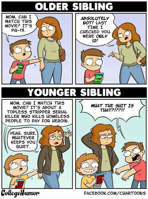 Pin By Blissyoga Rn On Parenting Siblings Funny Funny Comebacks Sibling Memes