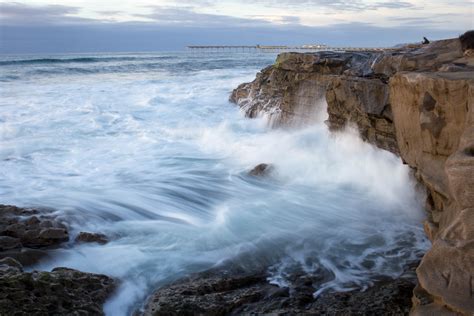 Wave Flashing On Rocks Natures Photography Ocean Beach Hd Wallpaper
