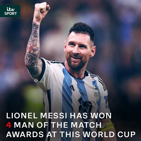 Itv Football On Twitter Lionel Messi Has Also Won The Most Man Of The