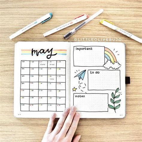 25 Bullet Journal Calendar Ideas I Cant Get Enough Of