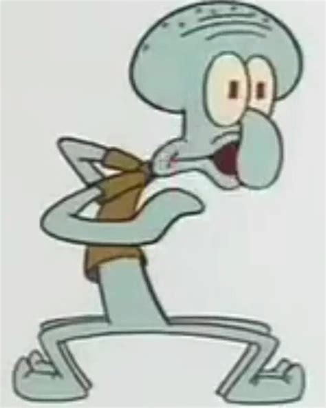 Scared Squidward Know Your Meme
