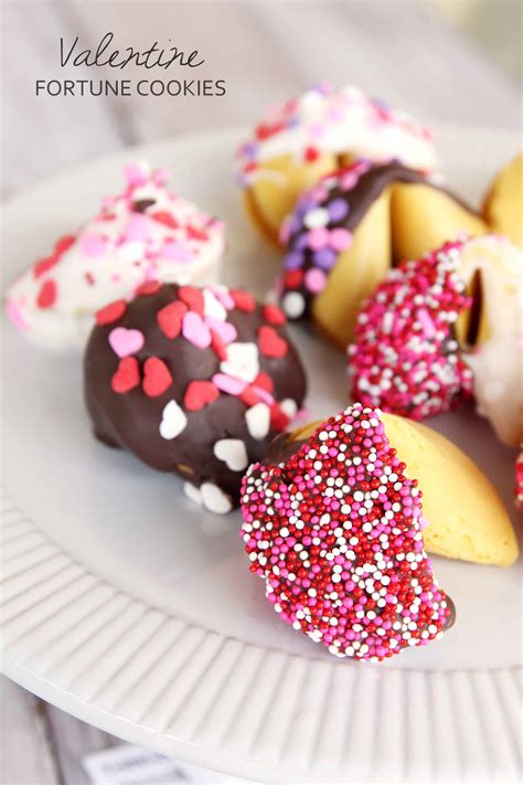 DIY Valentine Fortune Cookies
