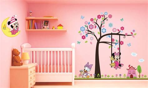 Mickey mouse loves adventure and. MURALES MINNIE MOUSE BABY - STICKERS-MURALES, lince