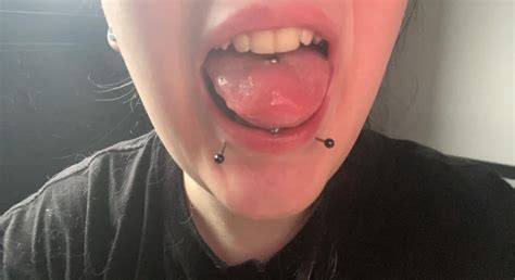 is my tongue piercing okay or infected r piercing
