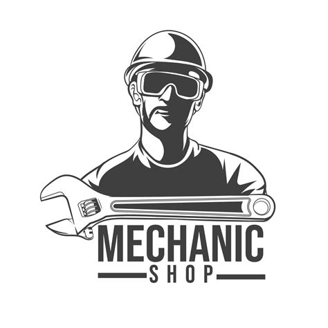 Mechanic Logo Vector 12786609 Vector Art At Vecteezy