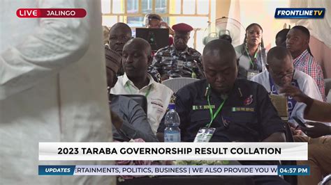 2023 Taraba Governorship Election Result Collation Public Election 2023 Taraba Governorship