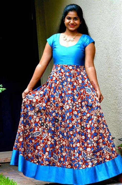 Dress To Be Stitched Kalamkari Dresses Long Dress Design Long Frock
