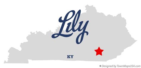 Map Of Lily Ky Kentucky