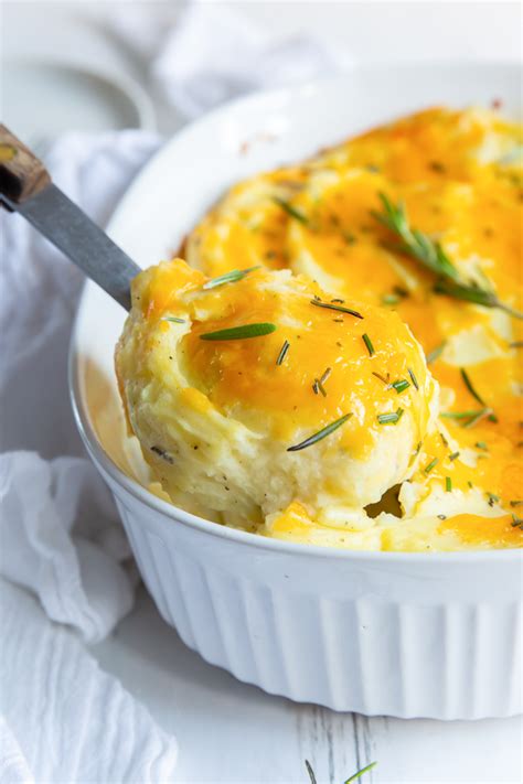 Cheesy Twice Baked Mashed Potatoes Flavor The Moments