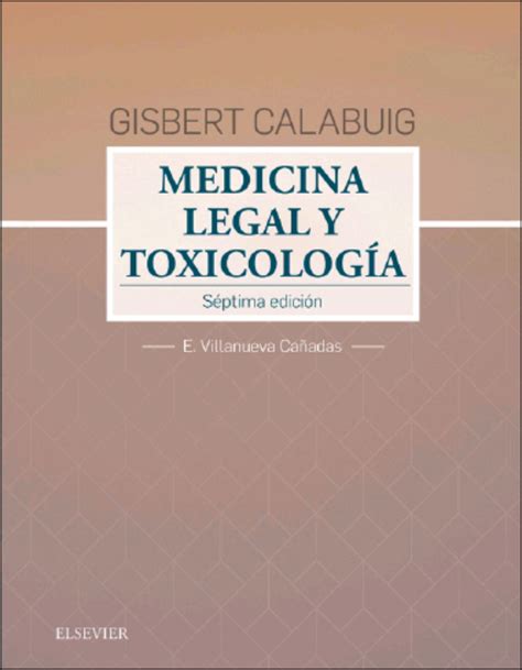 Gisbert Calabuig Medicina Legal Y Toxicológica En Laleo
