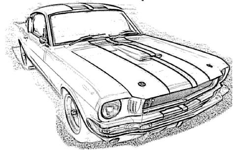 Mustang Gt 350 Coloring Page Mustang Car Coloring Pages Car
