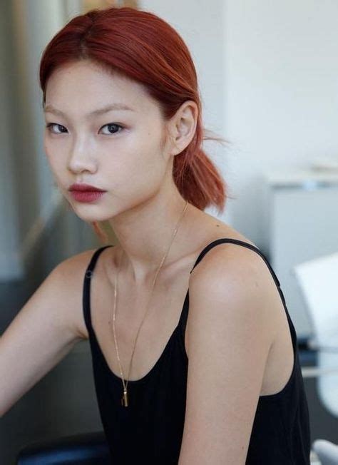 Hoyeon Jung 2019 09 12 In 2020 Asian Red Hair Hair Beauty Model Face