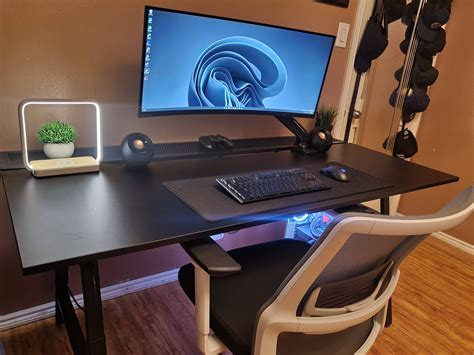 Utespelare Matchspel Gaming Desk Chair And Drawer Unit Black Ikea