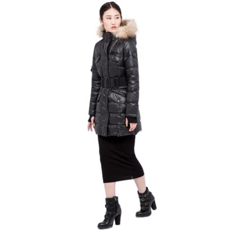 Rudsak Jackets And Coats Rudsak Gloria Mid Length Black Puffer Winter