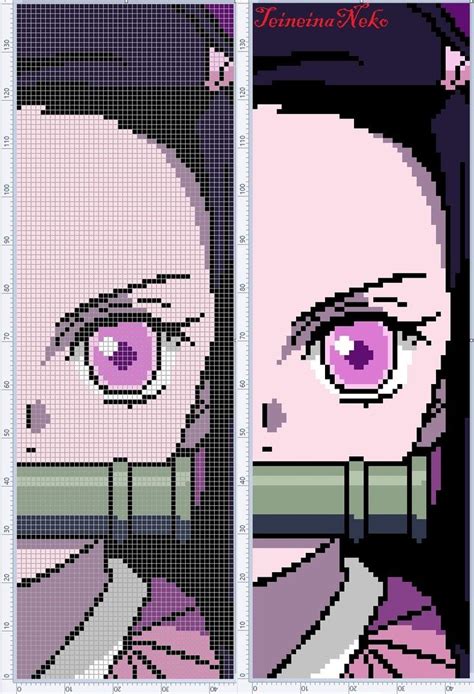 Pin De Hehehehejk En Anime Pixel Art Dibujos De Puntos Diseños De