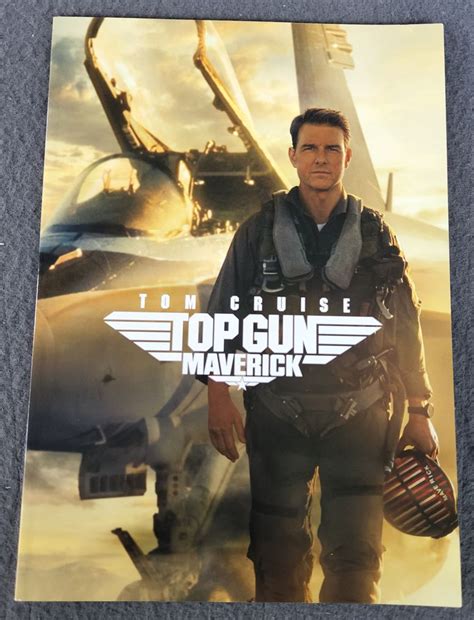 Pre Order Only Top Gun Maverick Japanese Program Book Poster Hub