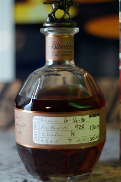 Blanton's Straight from the Barrel #928 Review : Bourbon : DrinkWire