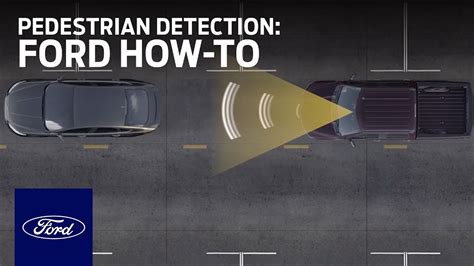 Pre Collision Assist With Pedestrian Detection Ford How To Ford