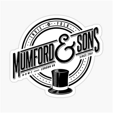Mumford And Sons Logo Sticker For Sale By Aureliablanc Redbubble