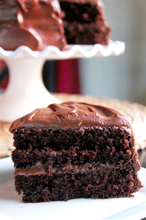 decadent devils food chocolate cake favesouthernrecipescom
