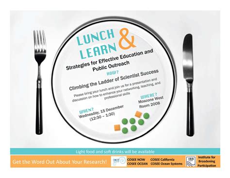 Lunch And Learn Flyer Word Template