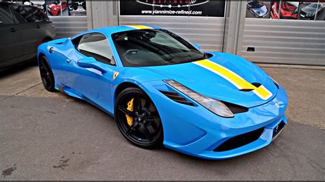 Check spelling or type a new query. Ferrari 458 Speciale wrapped Azzurro Dino! - YouTube
