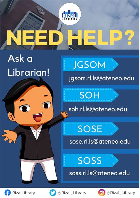 Ask A Librarian Rizal Library