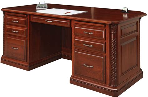 New Haven Executive Office Desk Countryside Amish Furniture