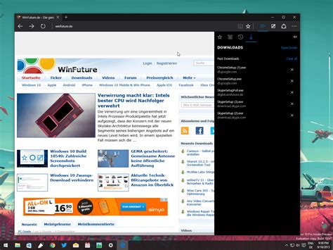 Windows 10 Build 10547 Bilderstrecken Winfuturede