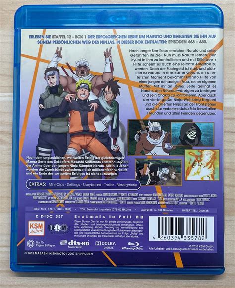 Bluray Naruto Shippuden Staffel 12 Box 1 In 6850 Stadt Dornbirn Für