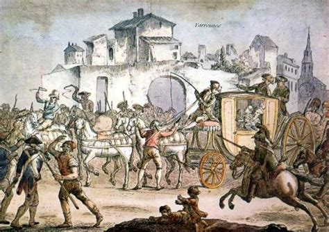 La huida del rey (21 de junio de 1791). La revolución francesa timeline | Timetoast timelines