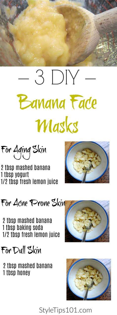 DIY Banana Face Masks For All Skin Types