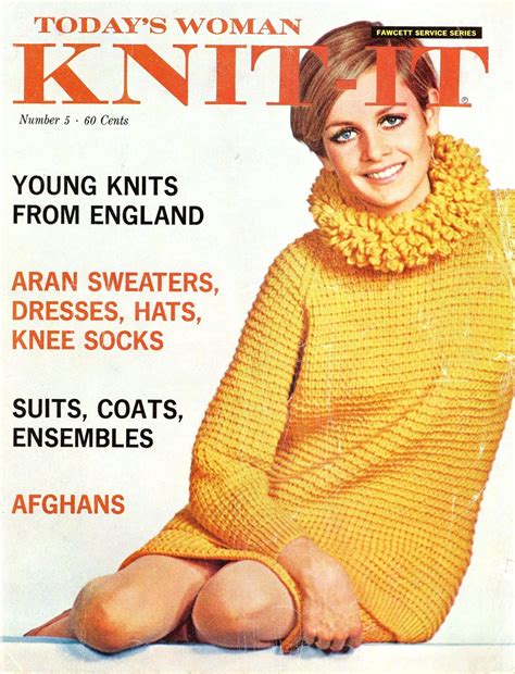 twiggy on the cover of today s woman knit it 1967 ♥ twiggy now twiggy 1960s twiggy model