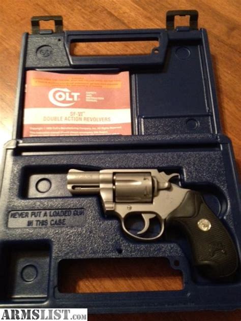 Armslist For Sale Colt Sf Vi 38 Spl With Box Manual