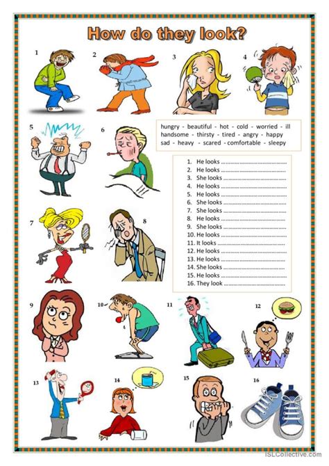 How Do They Look English Esl Worksheets Pdf And Doc