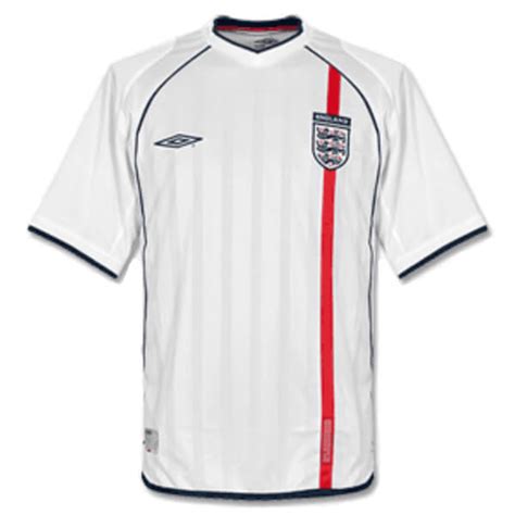 Retro England Home Football Shirt 2002 Soccerdragon