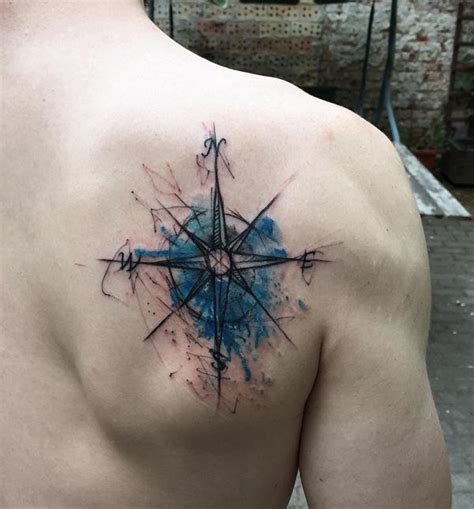 Share More Than 77 Watercolor Compass Tattoo Latest Ineteachers