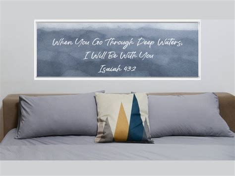 Christian Scripture Canvas Wall Art With Bible Verse Christian Etsy