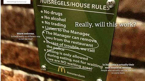 Mcdonald S House Rules Or Be Careful What You Ask For Polle De Maagt